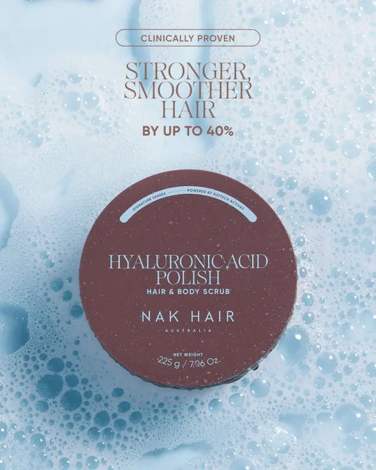 NAK Signature Senses Hyaluronic Polish Hair & Body Scrub 225g