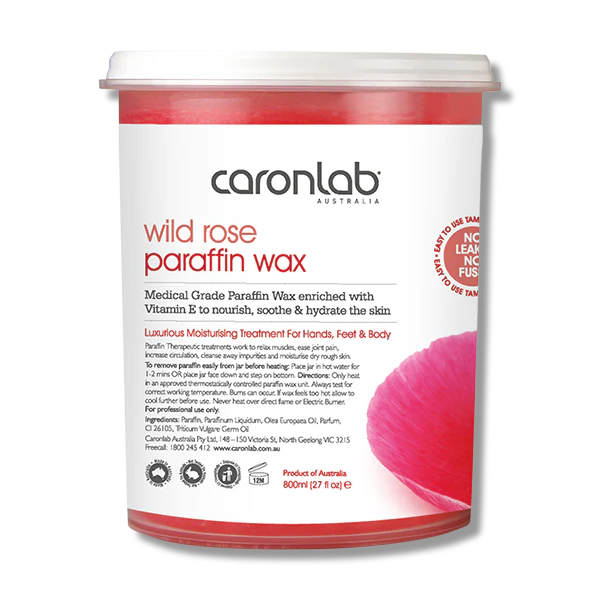 Load image into Gallery viewer, Caronlab Parrafin Wax Wild Rose 800ml
