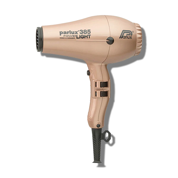 Load image into Gallery viewer, Parlux 385 Power Light Ceramic &amp; Ionic Hair Dryer Light Gold
