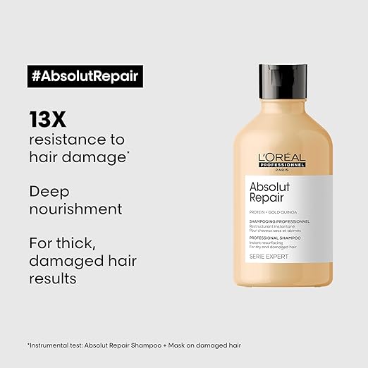 Load image into Gallery viewer, L&#39;oreal Professionnel Absolut Repair Shampoo 300ml

