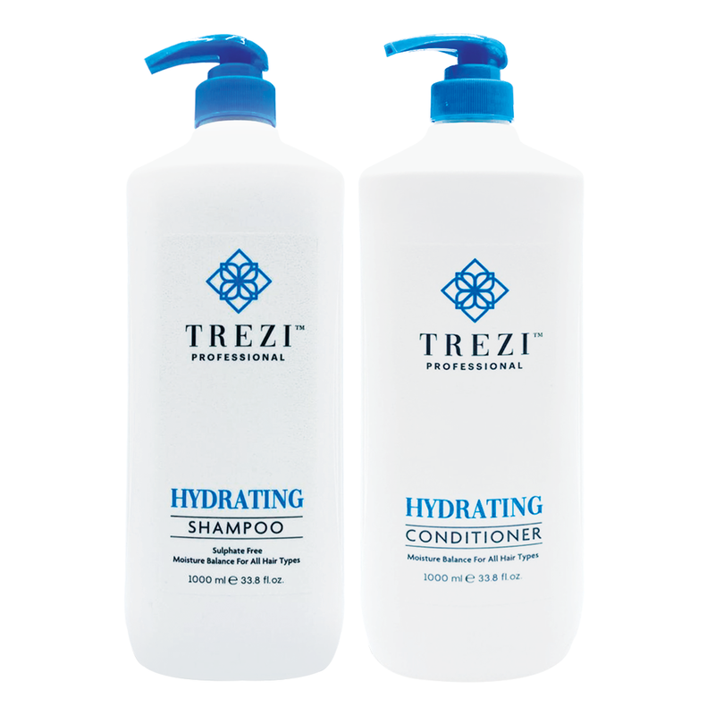 Load image into Gallery viewer, Trezi Hydrating Shampoo &amp; Conditioner Duo 1 Litre
