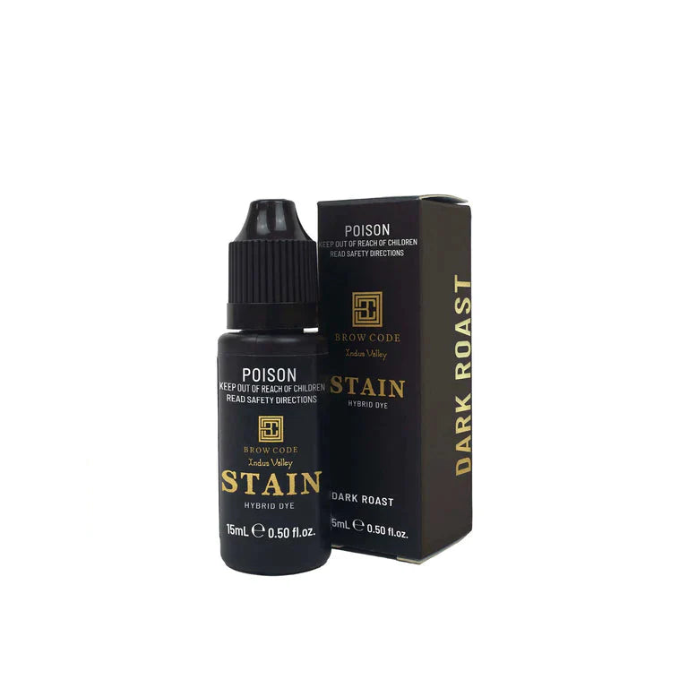Load image into Gallery viewer, Brow Code Stain Hybrid Brow Dye Dark Roast 15ml
