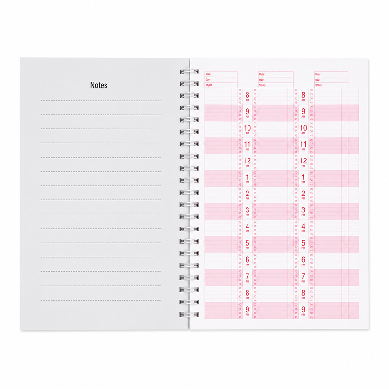 Load image into Gallery viewer, Santorini Appointment Book 4-8 Column 100 pages A4 Purple Model
