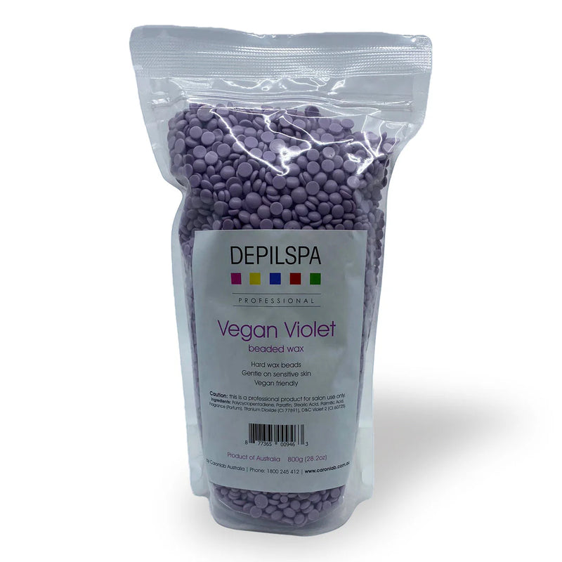 Load image into Gallery viewer, Depilspa Vegan Violet Wax Beads 800g
