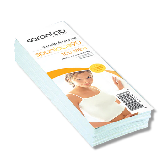 Caronlab Spunlace 90 Pre-cut Wax Strips 100 Pack