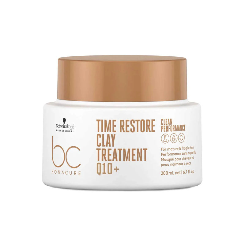 Load image into Gallery viewer, Schwarzkopf BC Clean Performance Q10+ Time Restore Clay Treatment 200ml
