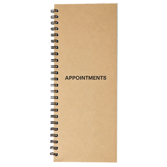 Santorini Appointment Book 2-4 Column 100 pages Narrow Natural