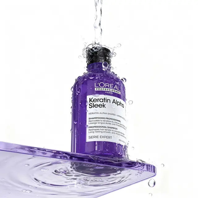 Load image into Gallery viewer, L'oreal Professionnel Keratin Alpha Sleek Shampoo 300ml
