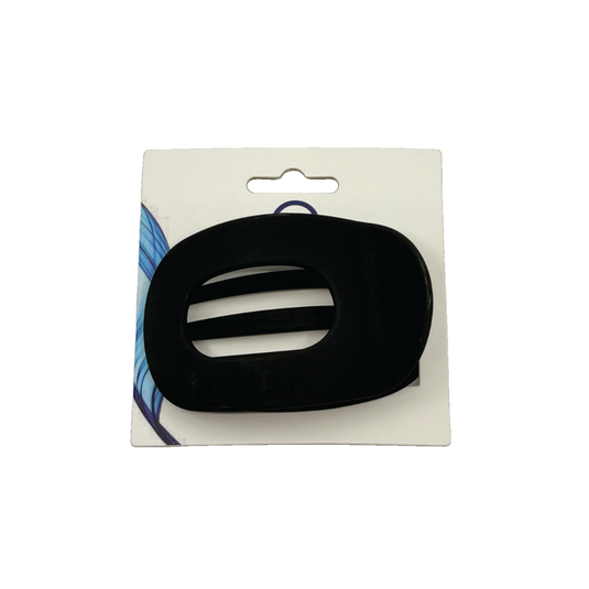 Grace Curved Claw Clip Black