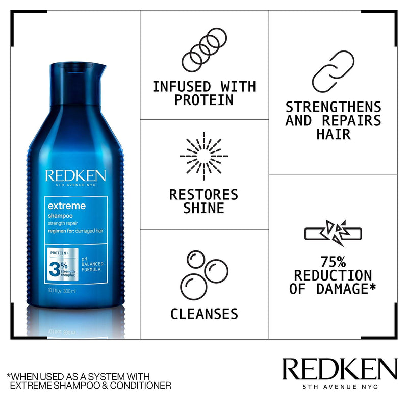 Load image into Gallery viewer, Redken Extreme Strengthening Shampoo 300ml
