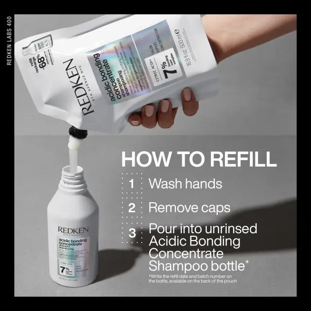 Load image into Gallery viewer, Redken Acidic Bonding Concentrate Shampoo Refill Pouch 500ml
