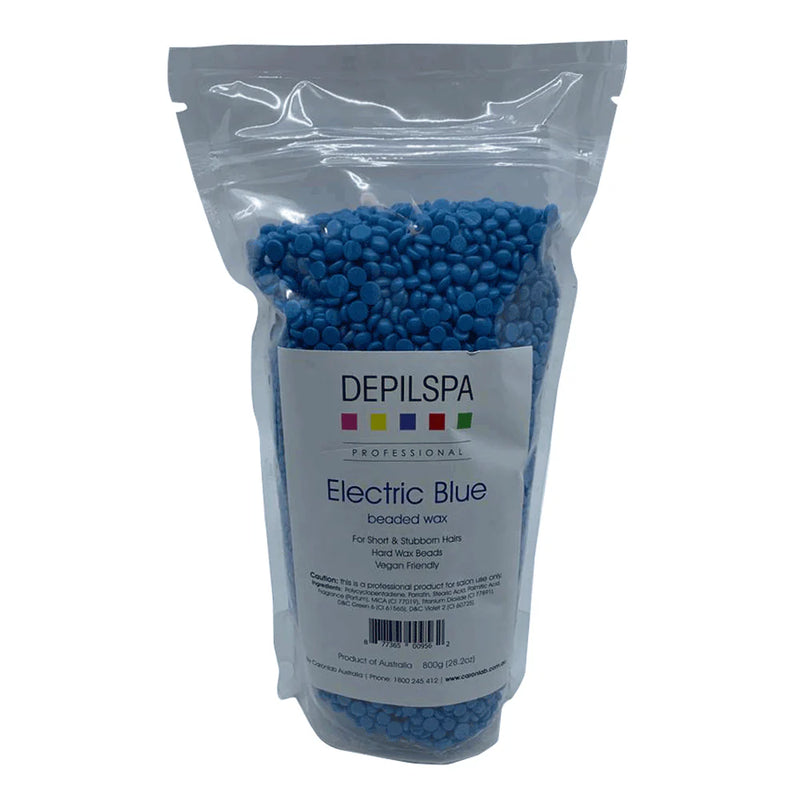 Load image into Gallery viewer, Depilspa Vegan Electric Blue Wax Beads 800g
