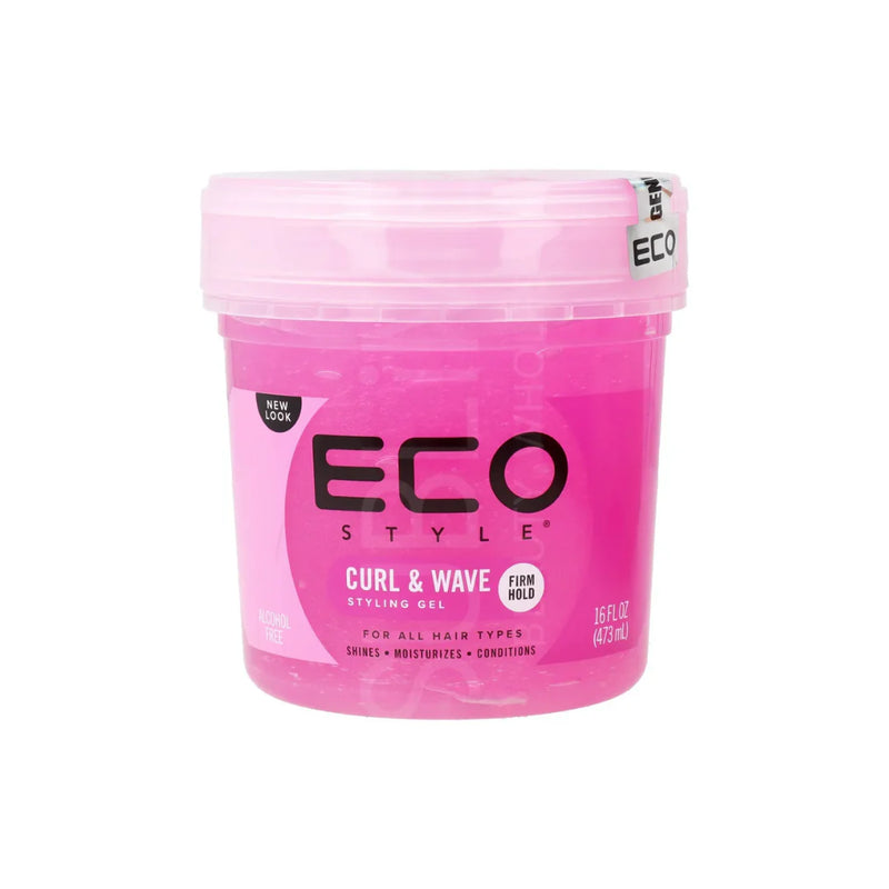 Load image into Gallery viewer, Eco Style Curl &amp; Wave Styling Gel Pink 454g
