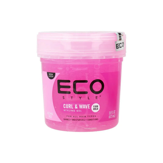 Eco Style Curl & Wave Styling Gel Pink 454g