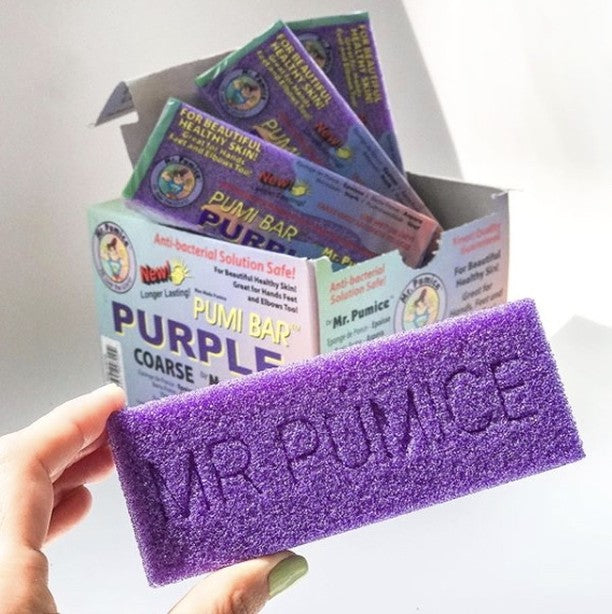 Load image into Gallery viewer, Mr Pumice Purple Pumi Bar - Coarse - Beautopia Hair &amp; Beauty
