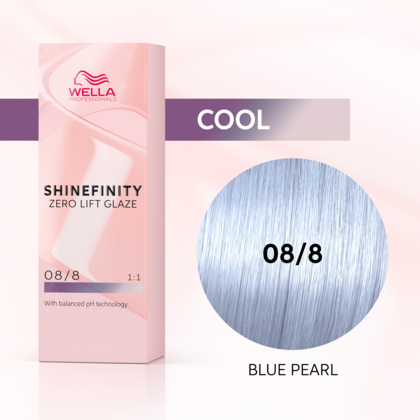 Load image into Gallery viewer, Wella Shinefinity 08/8 Blue Pearl 60ml
