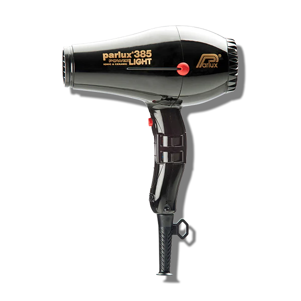 Load image into Gallery viewer, Parlux 385 Power Light Ceramic &amp; Ionic Hair Dryer Black
