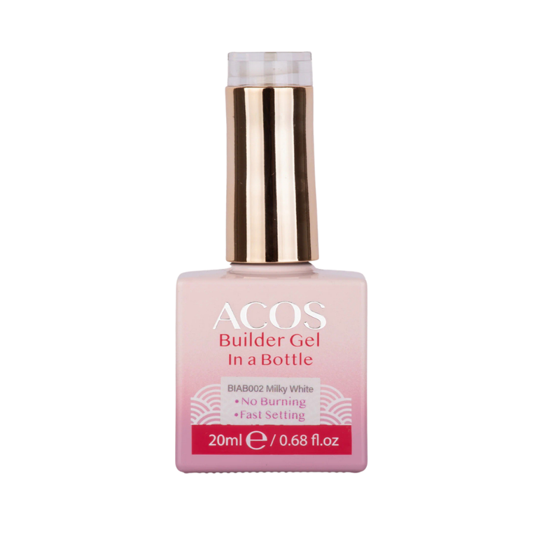 Load image into Gallery viewer, Acos Hema Free Brush-on Builder Gel In A Bottle 002 Milky White 20ml
