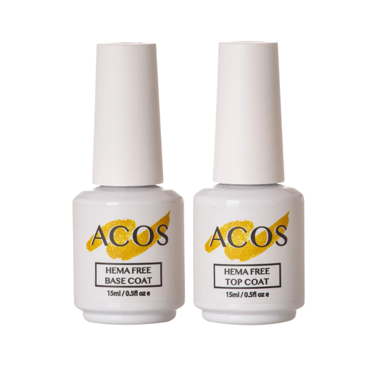 Acos Hema Free Gel Base & Top Coat Duo
