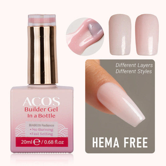 Acos Hema Free Brush-on Builder Gel In A Bottle 039 Radiance 20ml