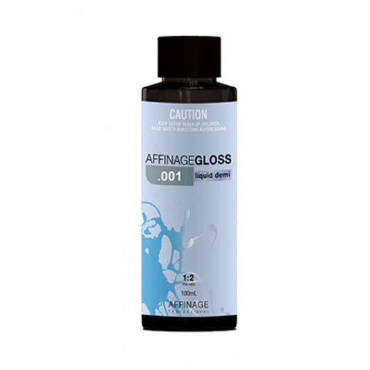 Affinage Gloss Liquid Demi .001 Snow 100ml