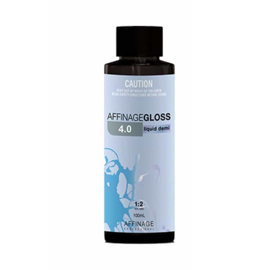 Affinage Gloss Liquid Demi 4.0 Medium Brown 100ml