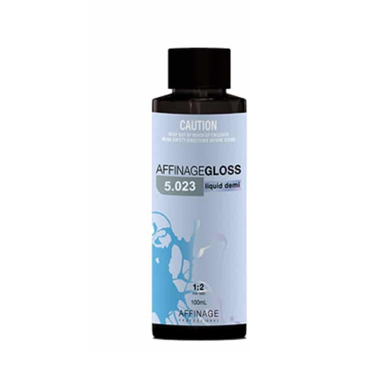 Affinage Gloss Liquid Demi 5.023 Light Toffee Brown 100ml