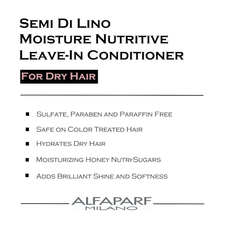 Load image into Gallery viewer, Alfaparf Milano Semi Di Lino Moisture Nutritive Low Shampoo 250ml &amp; Leave-In Conditioner 200ml Duo
