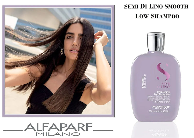 Load image into Gallery viewer, Alfaparf Milano Semi Di Lino Smooth Smoothing Low Shampoo 250ml &amp; Conditioner 200ml Duo
