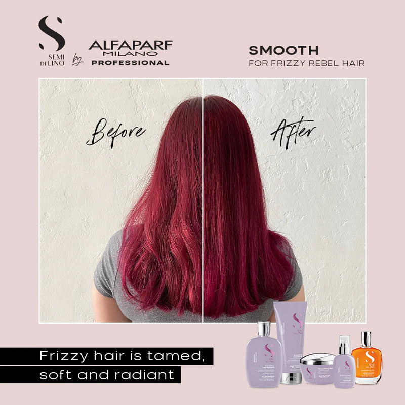 Load image into Gallery viewer, Alfaparf Milano Semi Di Lino Smooth Smoothing Shampoo, Conditioner, Mask, Oil Quad
