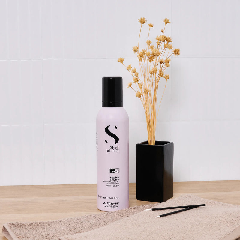 Load image into Gallery viewer, Alfaparf Milano Semi Di Lino Styling Flexible Mousse 250ml
