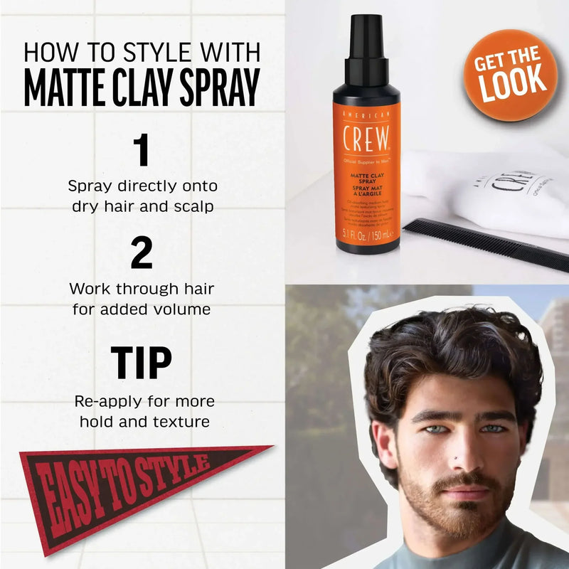 Load image into Gallery viewer, American Crew Matte Clay Spray 150ml
