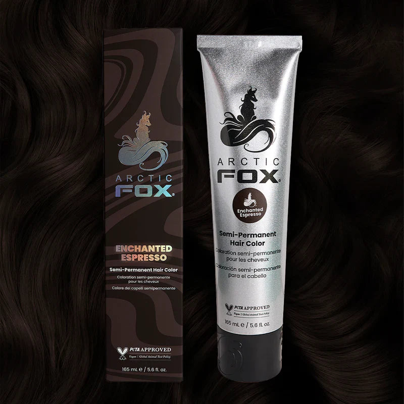 Load image into Gallery viewer, Arctic Fox Semi-Permanent Hair Colour Enchanted Espresso 165ml
