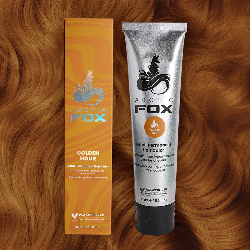Load image into Gallery viewer, Arctic Fox Semi-Permanent Hair Colour Golden Hour 165ml
