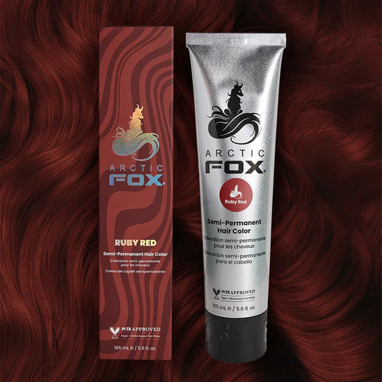 Arctic Fox Semi-Permanent Hair Colour Ruby Red 165ml