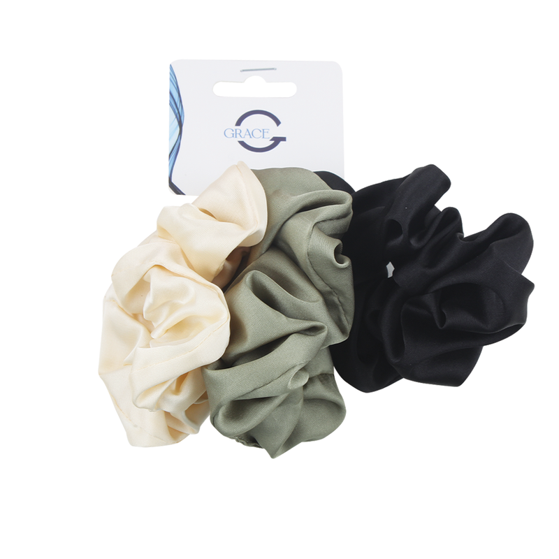 Load image into Gallery viewer, Grace Hair Scrunchies Set 3pc
