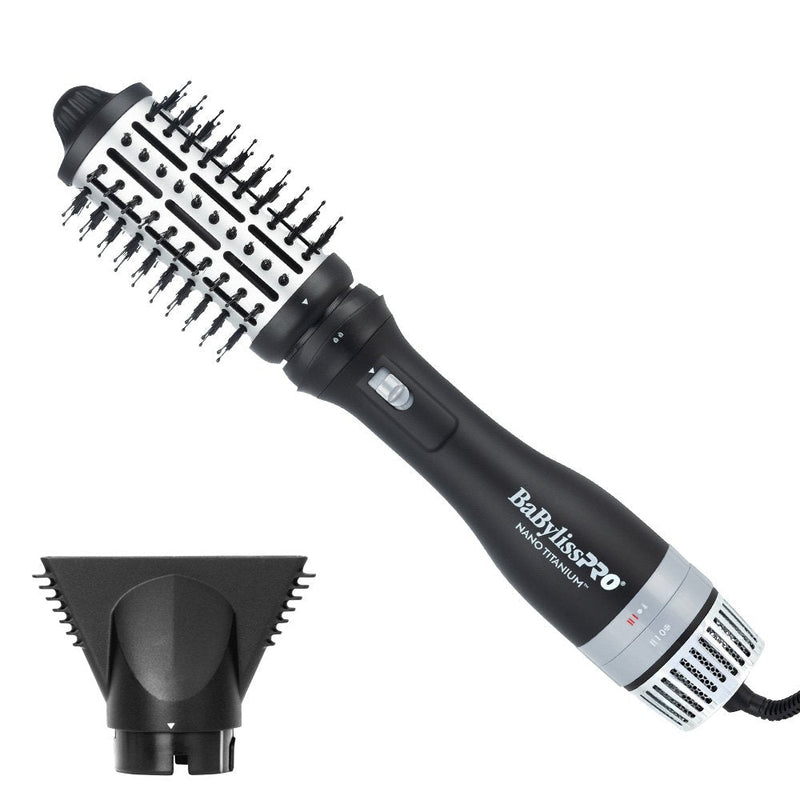 Load image into Gallery viewer, Babyliss Pro Nano Titanium Detachable 2 In 1 Hot Air Brush and Dryer
