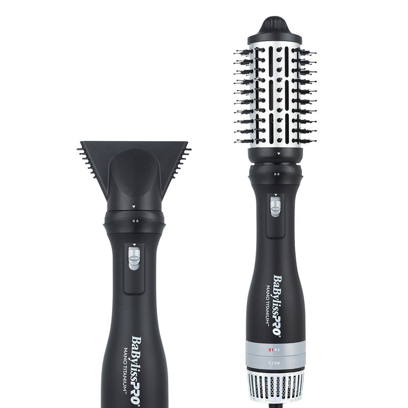 Load image into Gallery viewer, Babyliss Pro Nano Titanium Detachable 2 In 1 Hot Air Brush and Dryer
