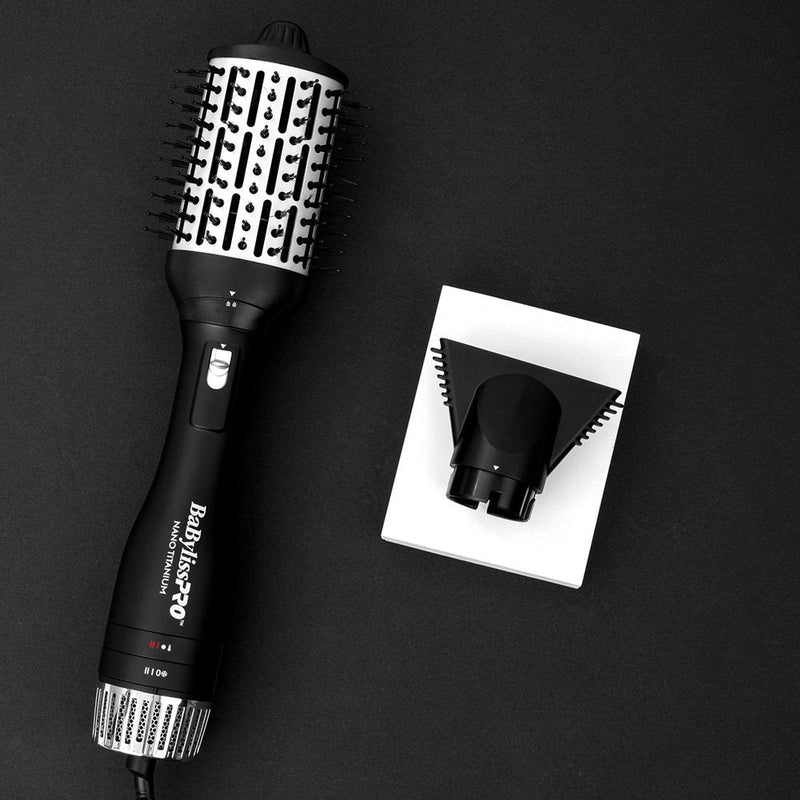 Load image into Gallery viewer, Babyliss Pro Nano Titanium Detachable 2 In 1 Hot Air Brush and Dryer
