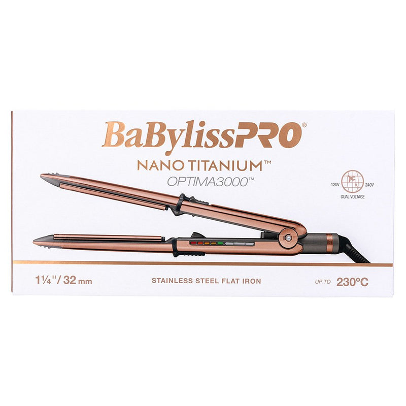 Load image into Gallery viewer, Babyliss Pro Nano Titanium Optima 3000 Hair Straightener
