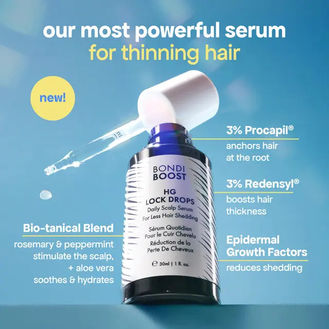 Load image into Gallery viewer, Bondi Boost Lock Drops Anti Shedding Scalp and Hair Serum 30ml
