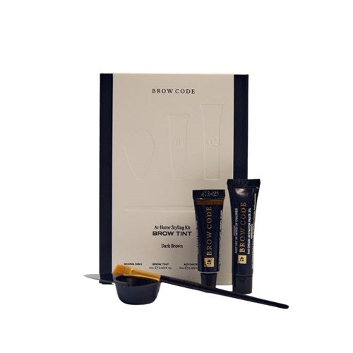 Load image into Gallery viewer, Brow Code At-Home Brow Tint Kit Dark Brown

