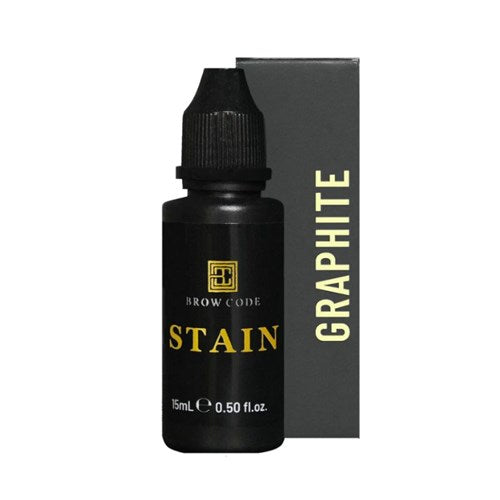 Load image into Gallery viewer, Brow Code Stain Hybrid Brow Dye Graphite 15ml
