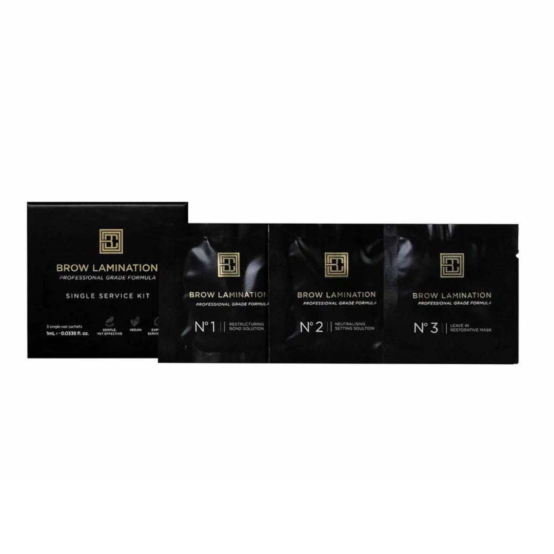 Brow Code Lamination Kit Single 3 X 1ml Turnleys Hair Brow code lamination kit single 3 x 1ml turnleys hair