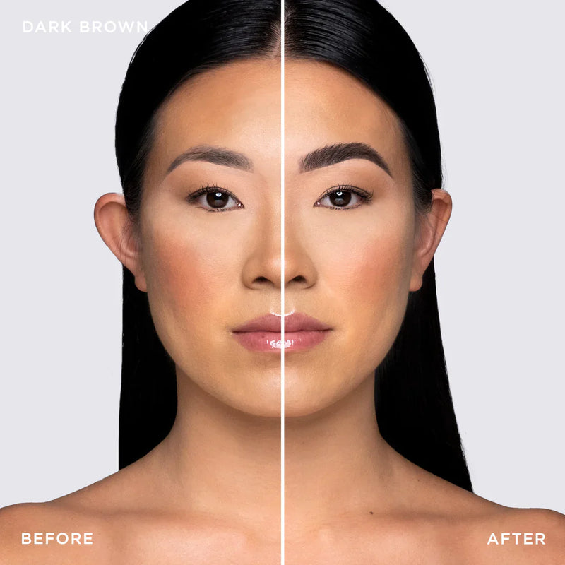Load image into Gallery viewer, Brow Code Tinted Multi-Peptide Brow Gel Dark Brown
