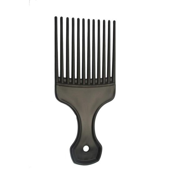 Santorini Afro Comb Black 2.5