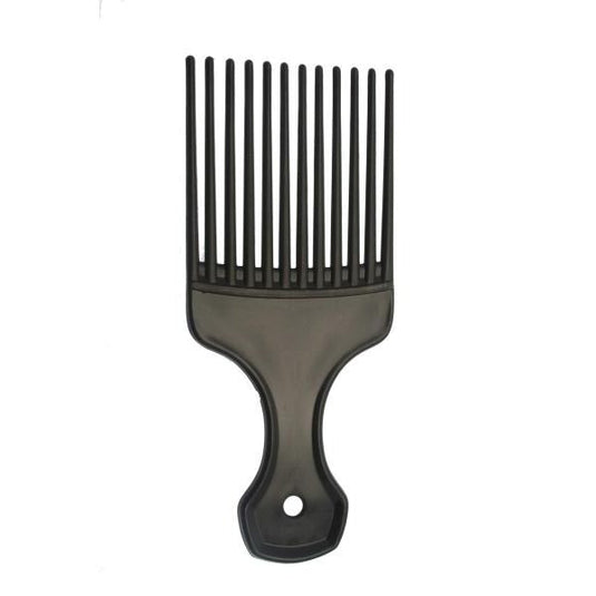 Santorini Afro Comb Black 2.5