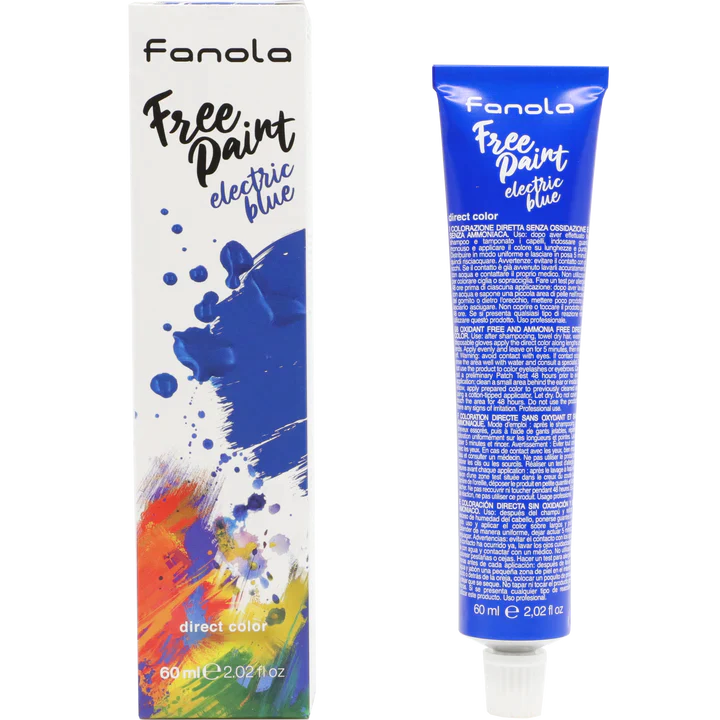 Load image into Gallery viewer, Fanola Free Paint Direct Colour Electric Blue 60ml

