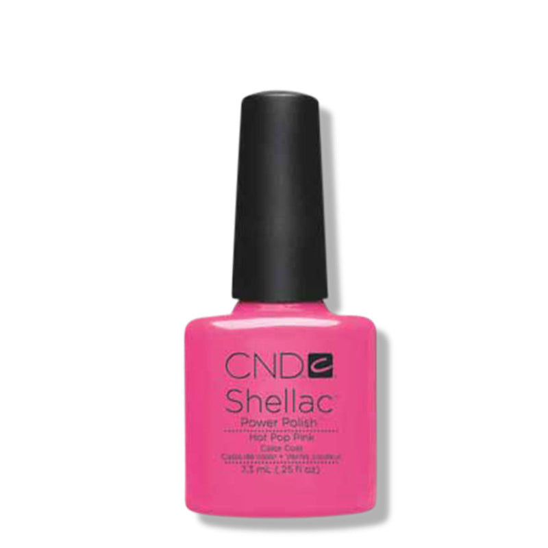 Load image into Gallery viewer, CND Shellac Gel Polish 7.3ml - Hot Pop Pink - Beautopia Hair &amp; Beauty
