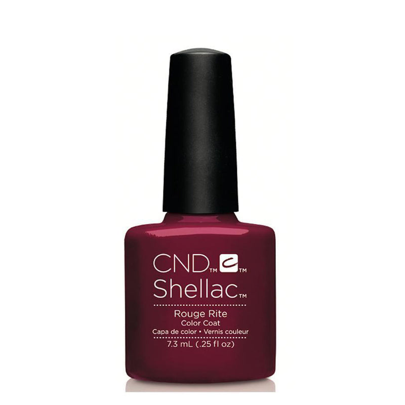Load image into Gallery viewer, CND Shellac Gel Polish 7.3ml - Rouge Rite - Beautopia Hair &amp; Beauty
